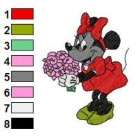 Minnie Mouse Embroidery 10